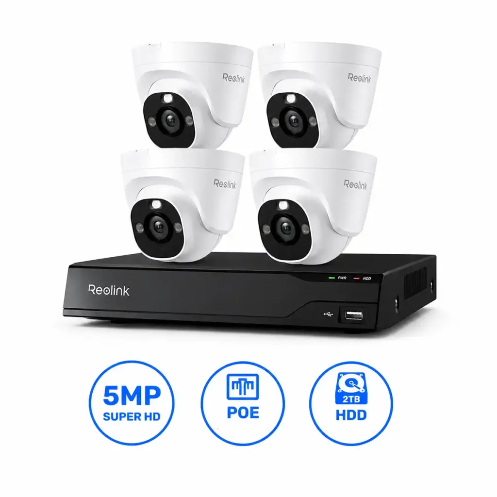 Reolink NVS8-5MD4 (RLK8-410D4-5MP) 5MP PoE camera