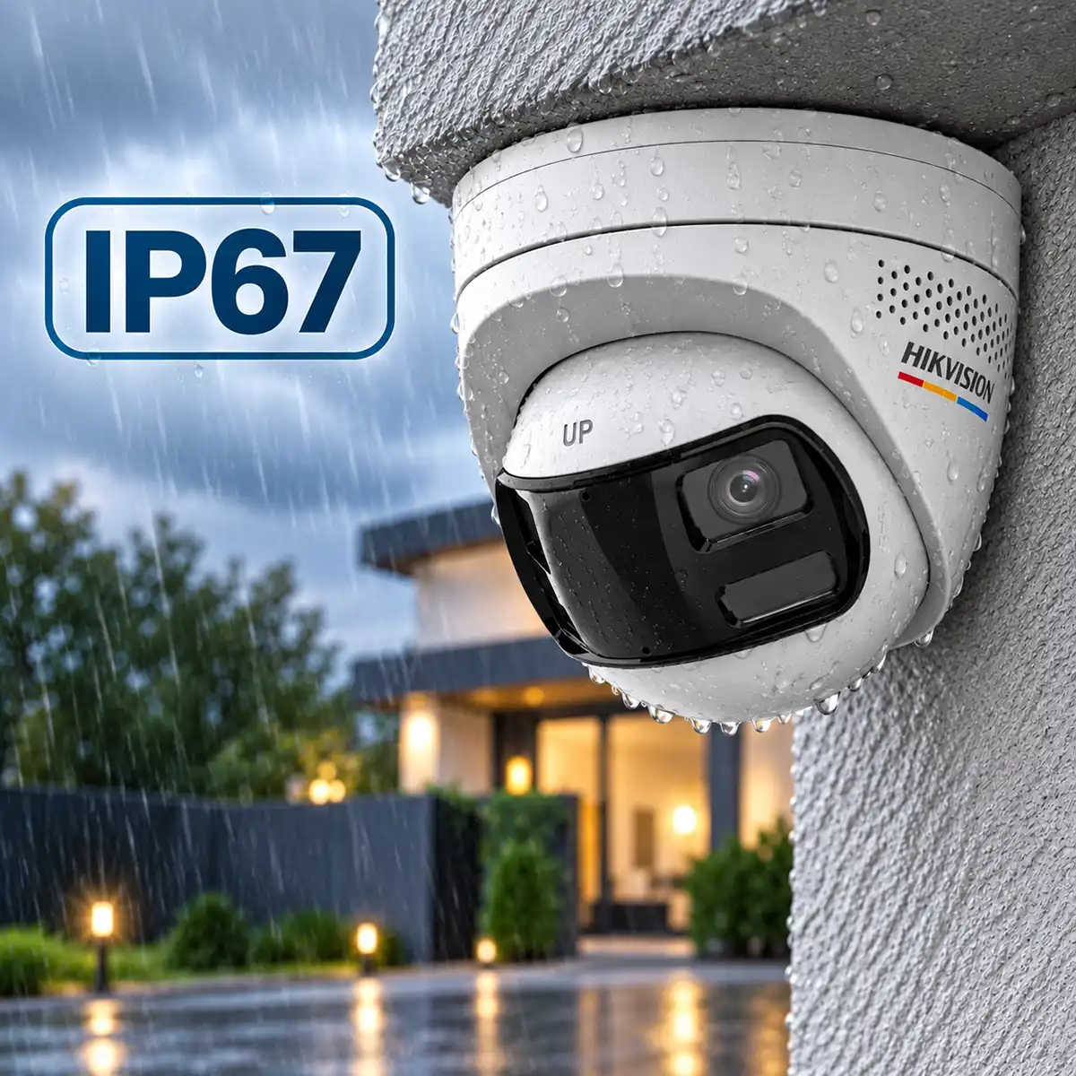 Hikvision DS-2CD1367G2HP-LIUF/SL – 6MP ColorVu 180° panoramska IP kamera, pametno hibridno svjetlo, PoE i dvosmjerni zvuk