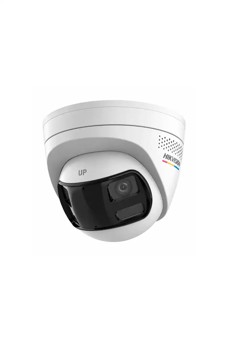 Hikvision DS-2CD1367G2HP-LIUF_SL main Hikvision DS-2CD1367G2HP-LIUF/SL – 6MP ColorVu 180° panoramska IP kamera, pametno hibridno svjetlo, PoE i dvosmjerni zvuk