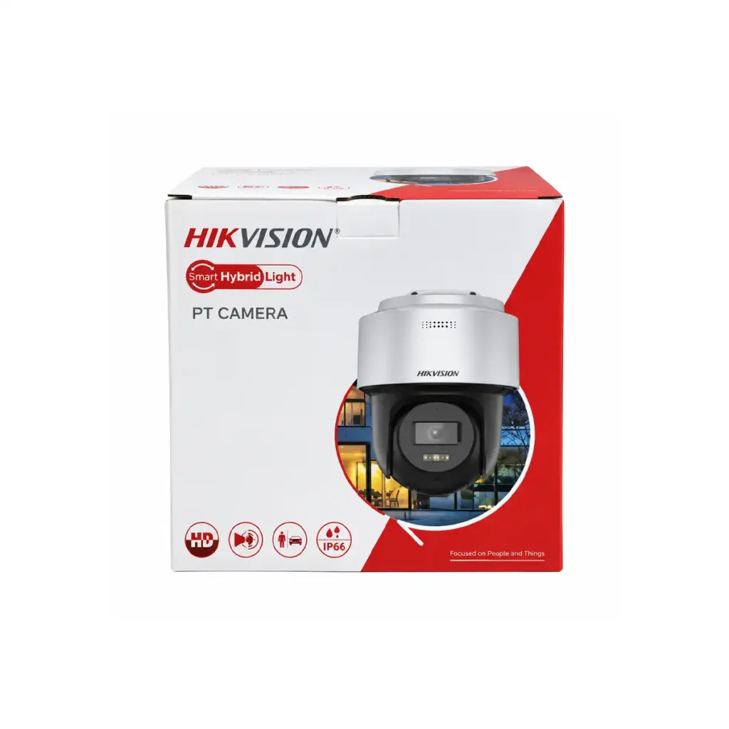 Hikvision DS-2DE2C400MWG-E (4 mm) – 4MP PoE PT IP kamera s pametnim hibridnim svjetlom, detekcijom ljudi i automatskim praćenjem Lite