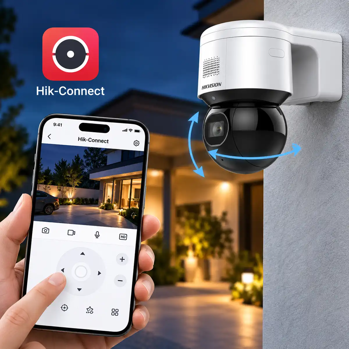 Hikvision DS-2DE3A404IWG-E/W – 4MP Wi-Fi/PoE PTZ IP kamera s 4× optičkim zumom, DarkFighterom i AI klasifikacijom