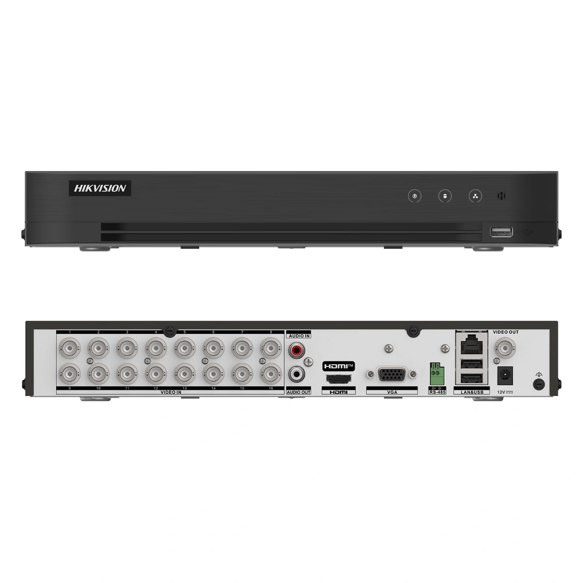 Hikvision iDS-7216HQHI-M1/XT – 16-kanalni AcuSense DVR do 3K/5MP Lite s AcuSearch i do 24 IP kamere