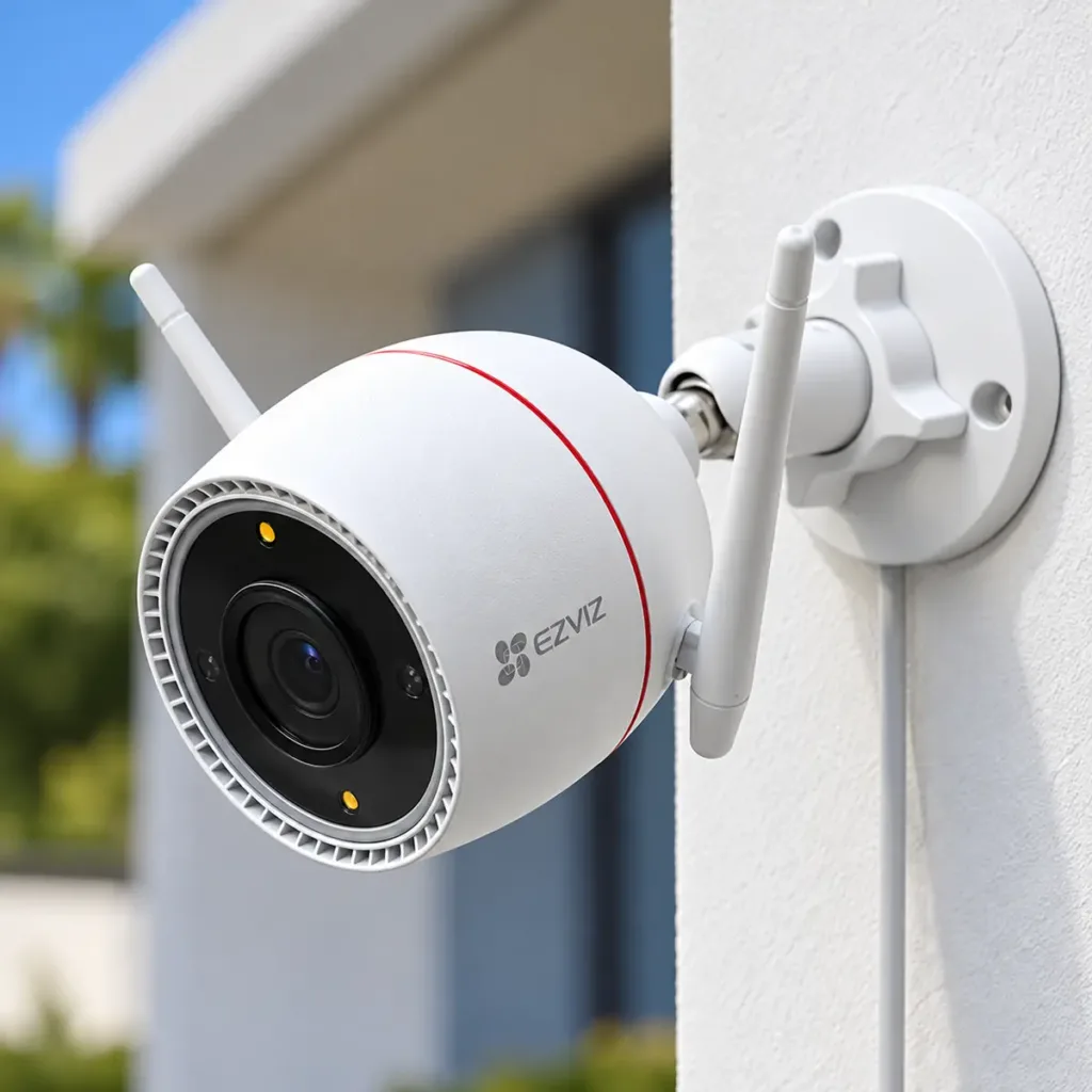 EZVIZ H3c 5MP Wi-Fi vanjska IP kamera s umjetnom inteligencijom, noćnim vidom u boji, dvosmjernim zvukom i IP67