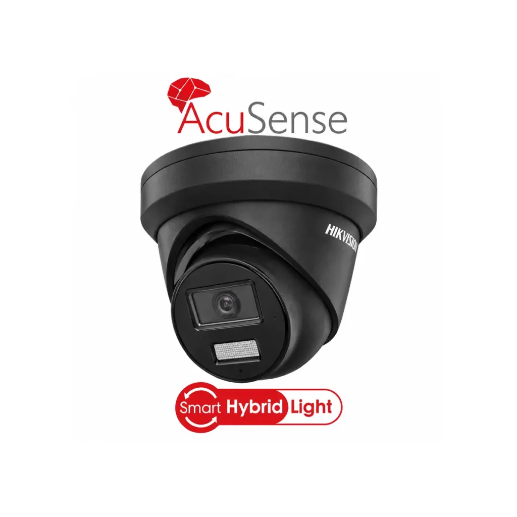 Hikvision DS-2CD2343G2-LI2U-BLACK 4MP IP PoE kamera s AcuSense-om, pametnim hibridnim svjetlom, dvostrukim mikrofonom i IP67 zaštitom