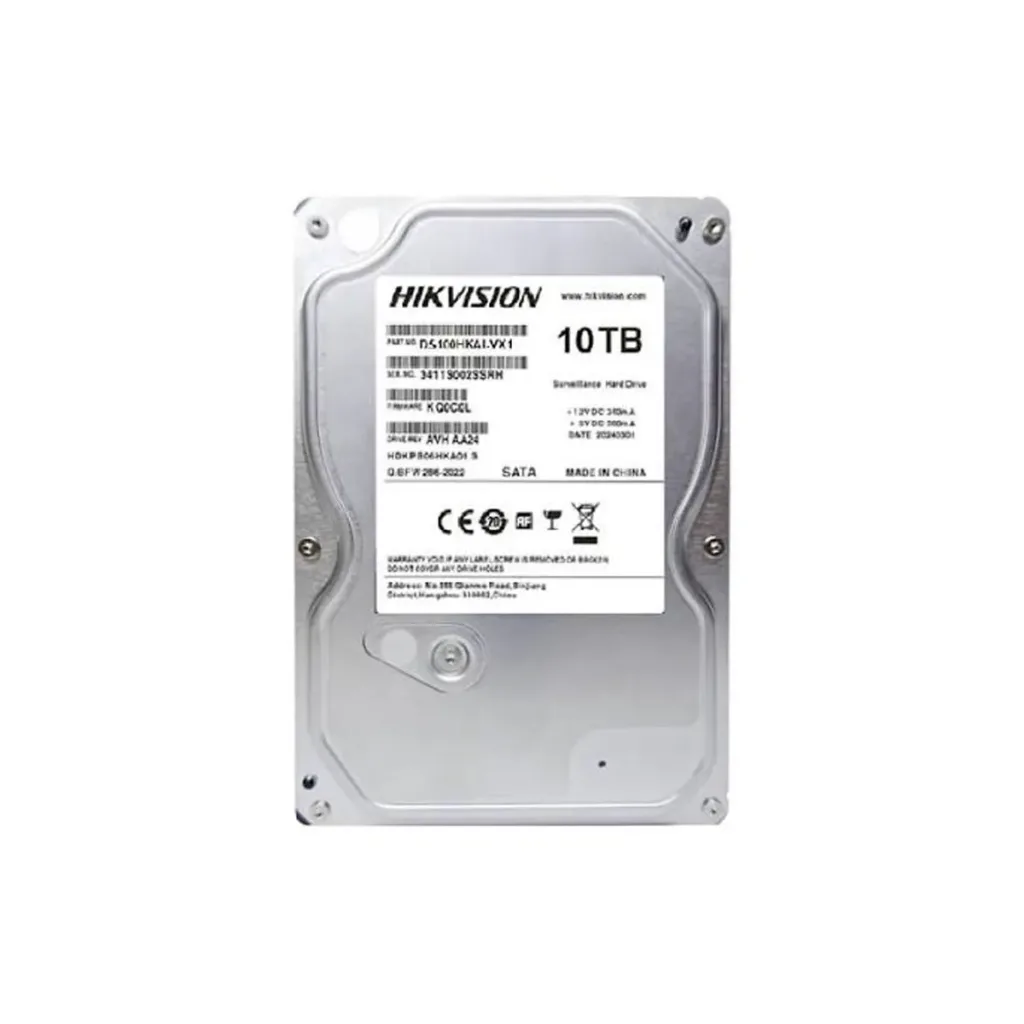 Hikvision DS100HKAI-VX1 10TB - tvrdi disk za video nadzor, NVR/DVR/XVR, 24/7