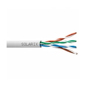 Solarix SXKD-5E-UTP-PVC – 100 m, Cat.5e U/UTP LAN kabel, PVC, Eca
