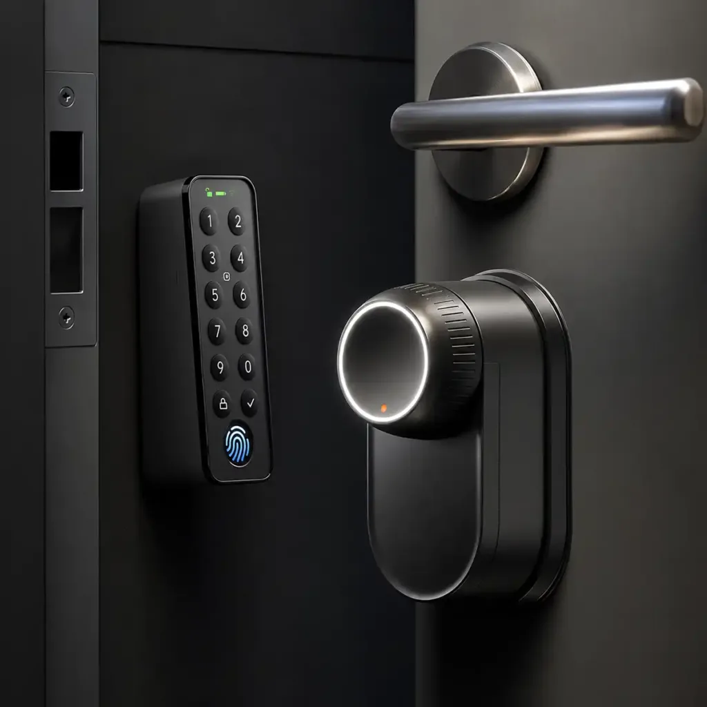 SwitchBot Lock Ultra Touch Combo EU – 3 u 1 pametna brava s otiskom prsta, dodirnom tipkovnicom i Hub Mini Matter